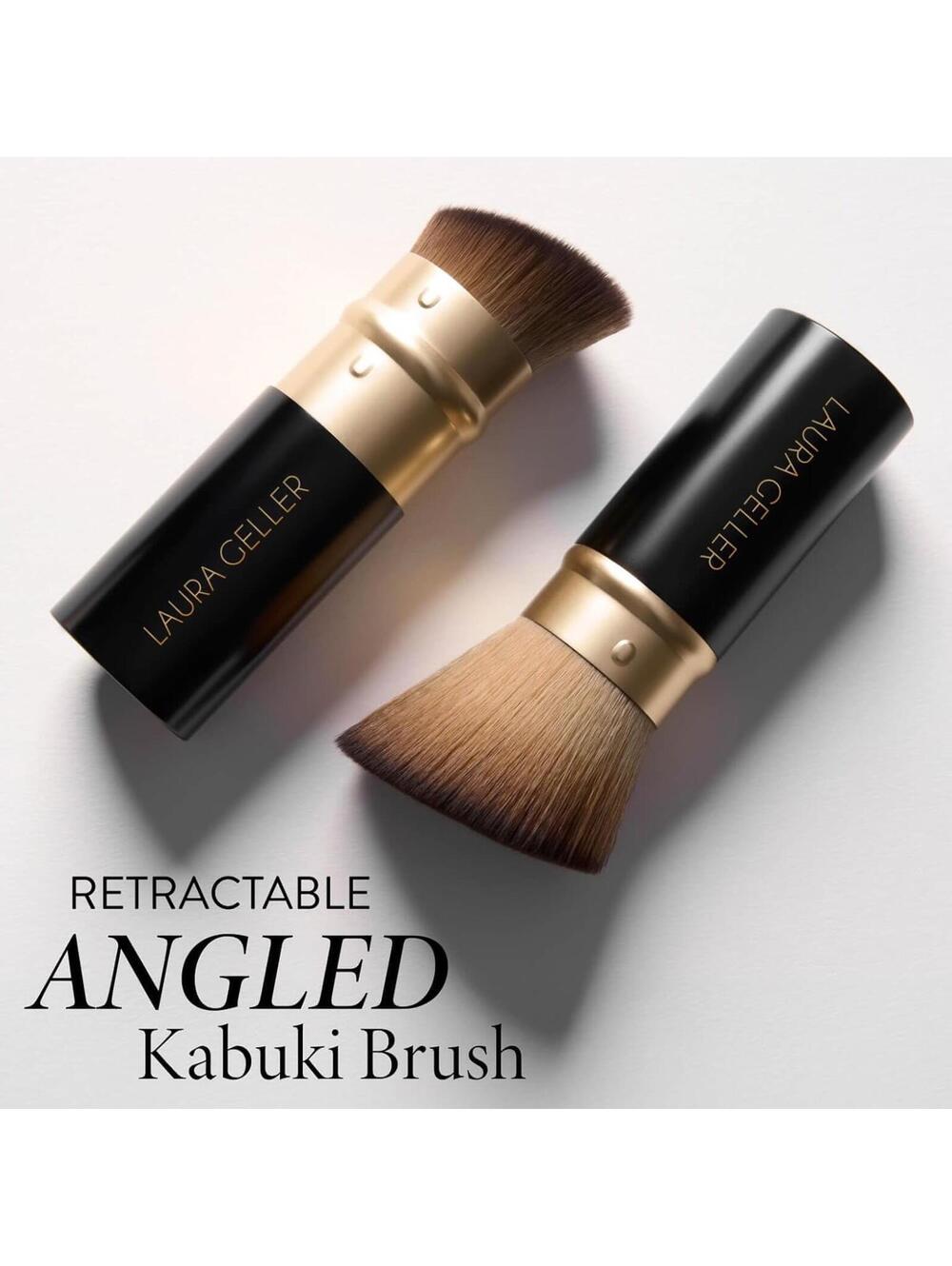 Retractable Kabuki Brush – Powder Cream Liquid Flawless Blend